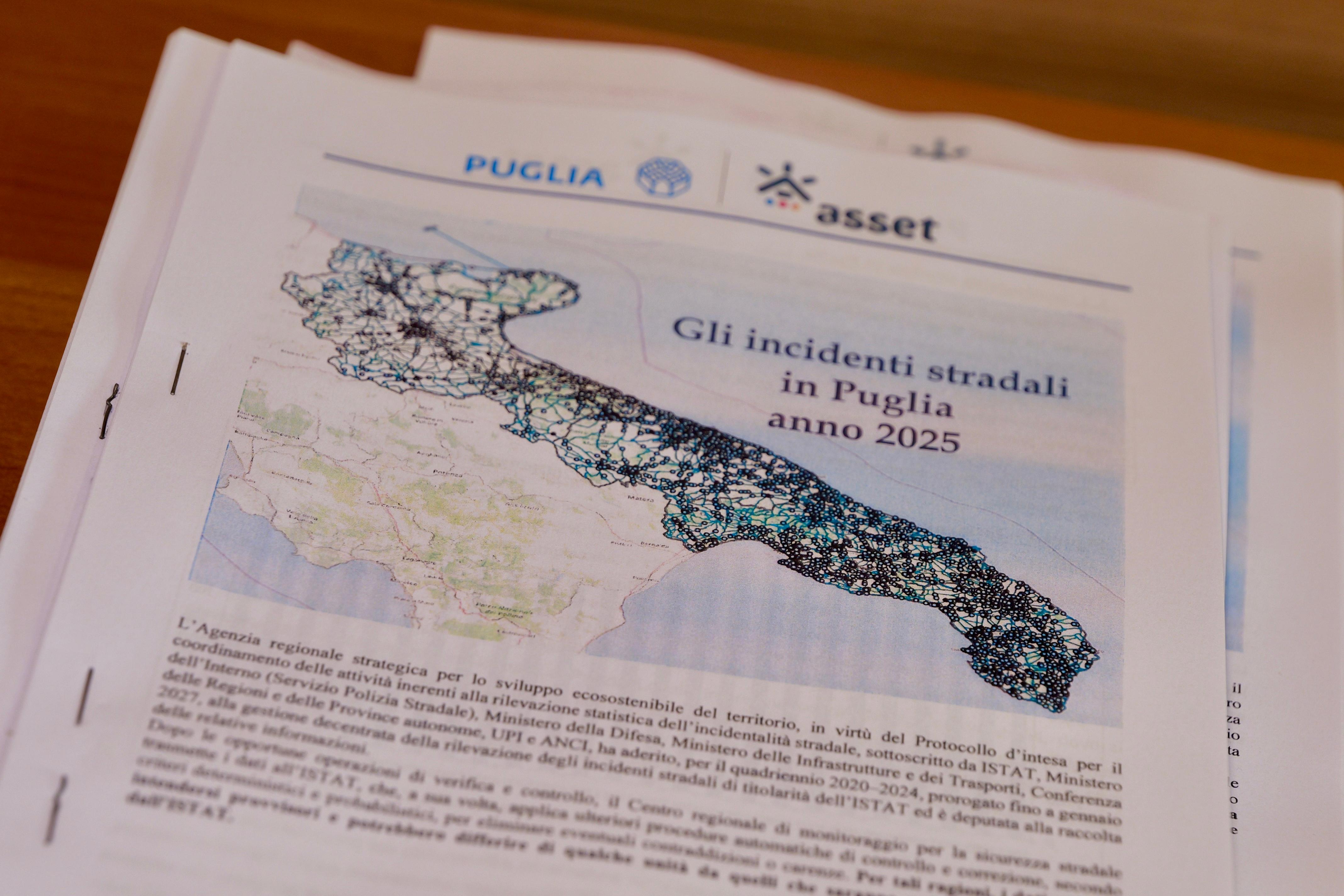 Galleria Incidenti stradali in Puglia: nel 2025 le vittime diminuiscono del 21,2% - Diapositiva 1 di 6