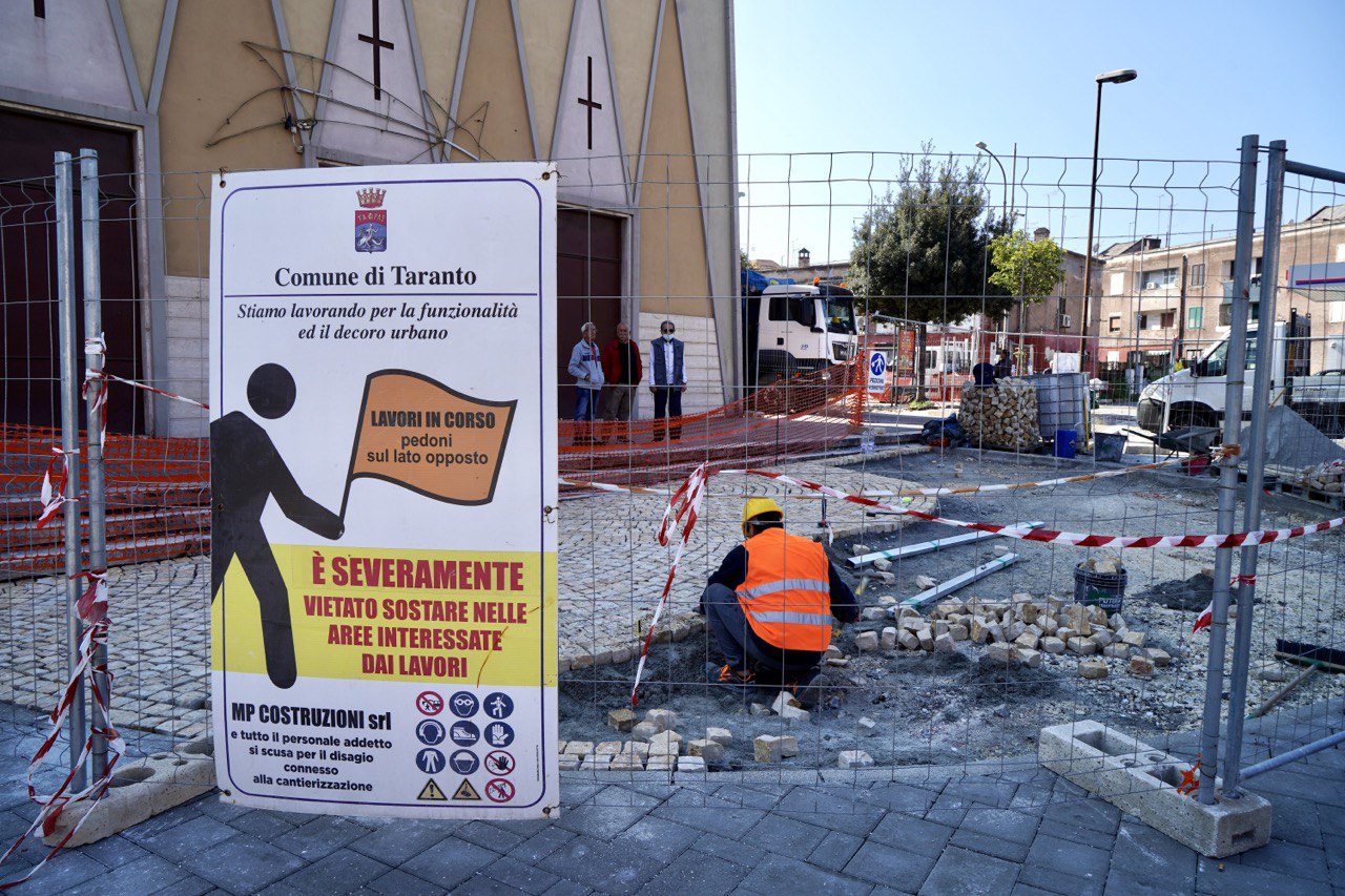 Galleria Taranto, Quartiere Tamburi: parte il secondo lotto dei lavori di rigenerazione - Diapositiva 3 di 9