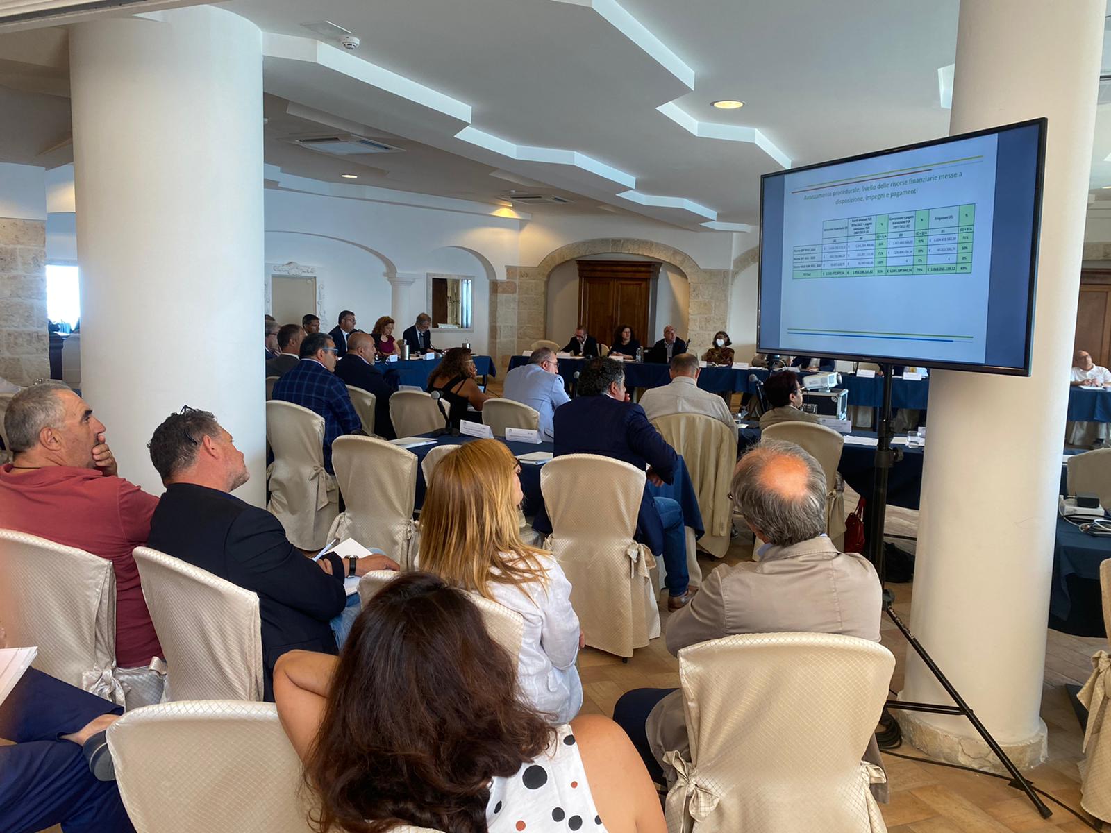 Galleria PSR Puglia, assessore all'Agricoltura su Comitato di Sorveglianza 2022 - Diapositiva 1 di 3