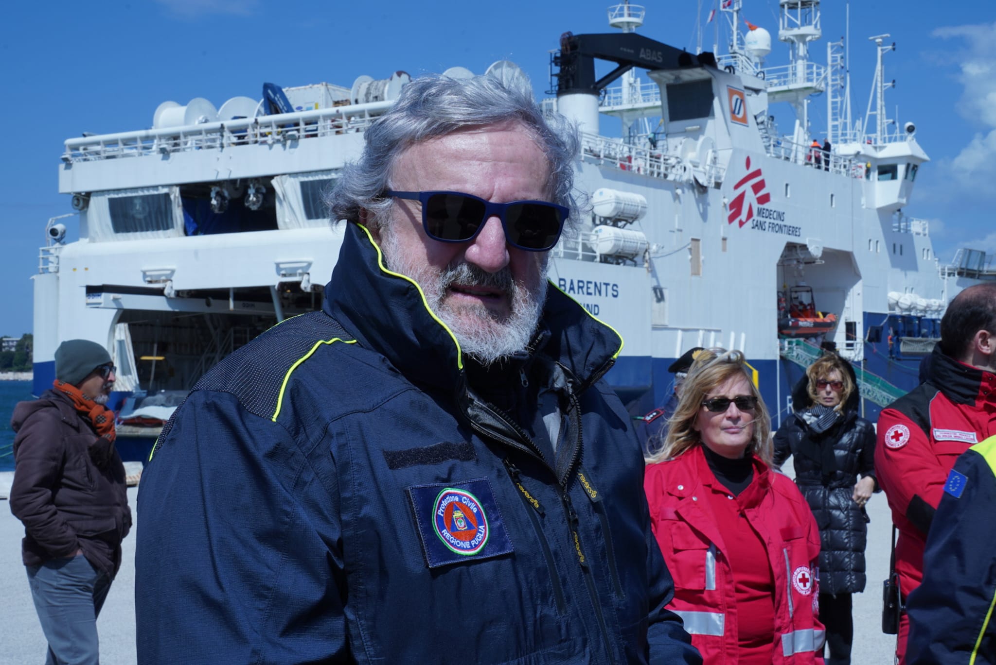 Galleria Emiliano a Brindisi per accogliere la nave di Medici Senza Frontiere con 339 persone salvate al largo di Malta - Diapositiva 21 di 34