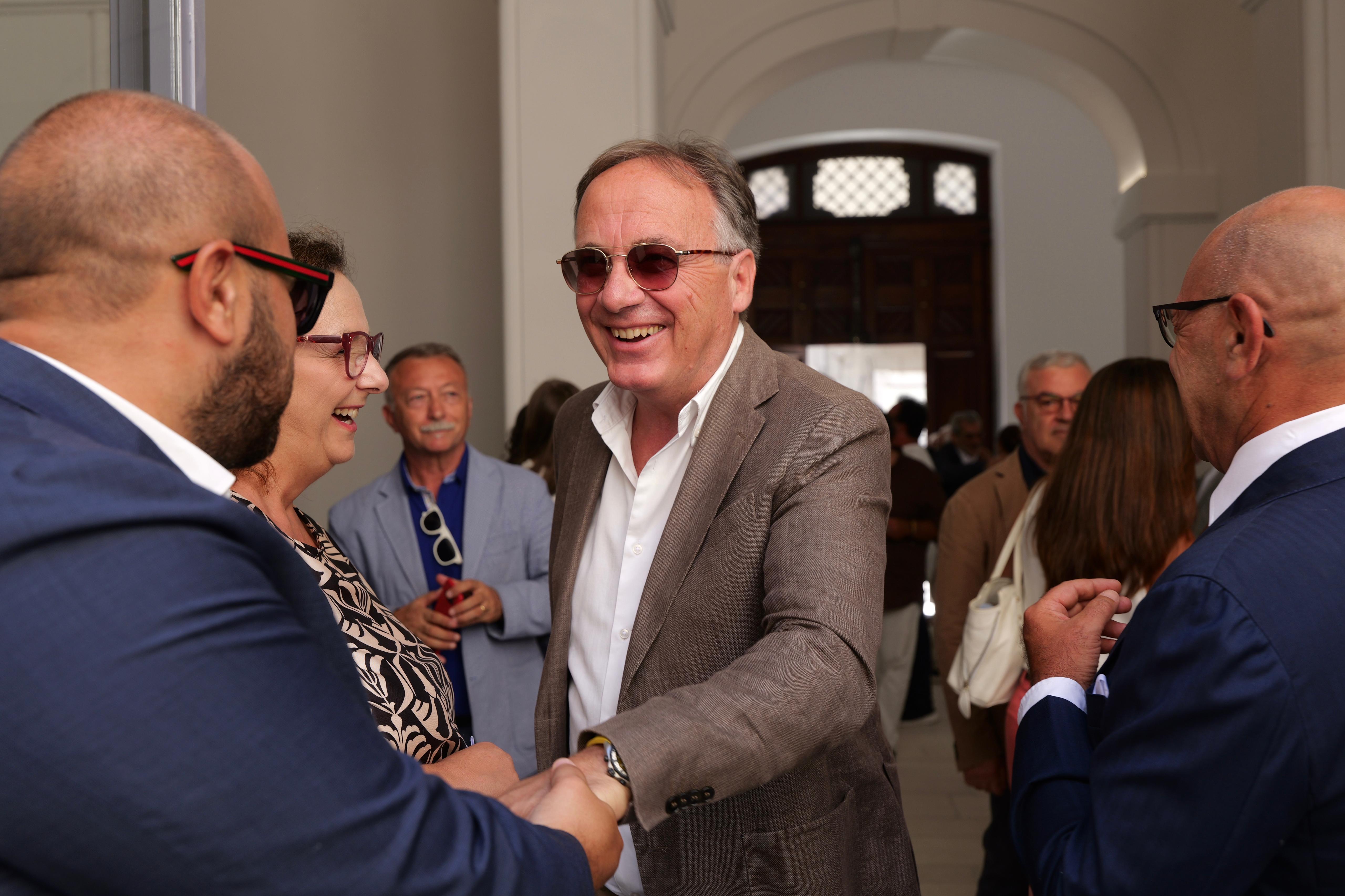 Galleria EMILIANO E LEO ALL’EVENTO DI RIAPERTURA DELL’EX NAUTICO DI BARI, PRESTO RESIDENZA UNIVERSITARIA ADISU - Diapositiva 1 di 7