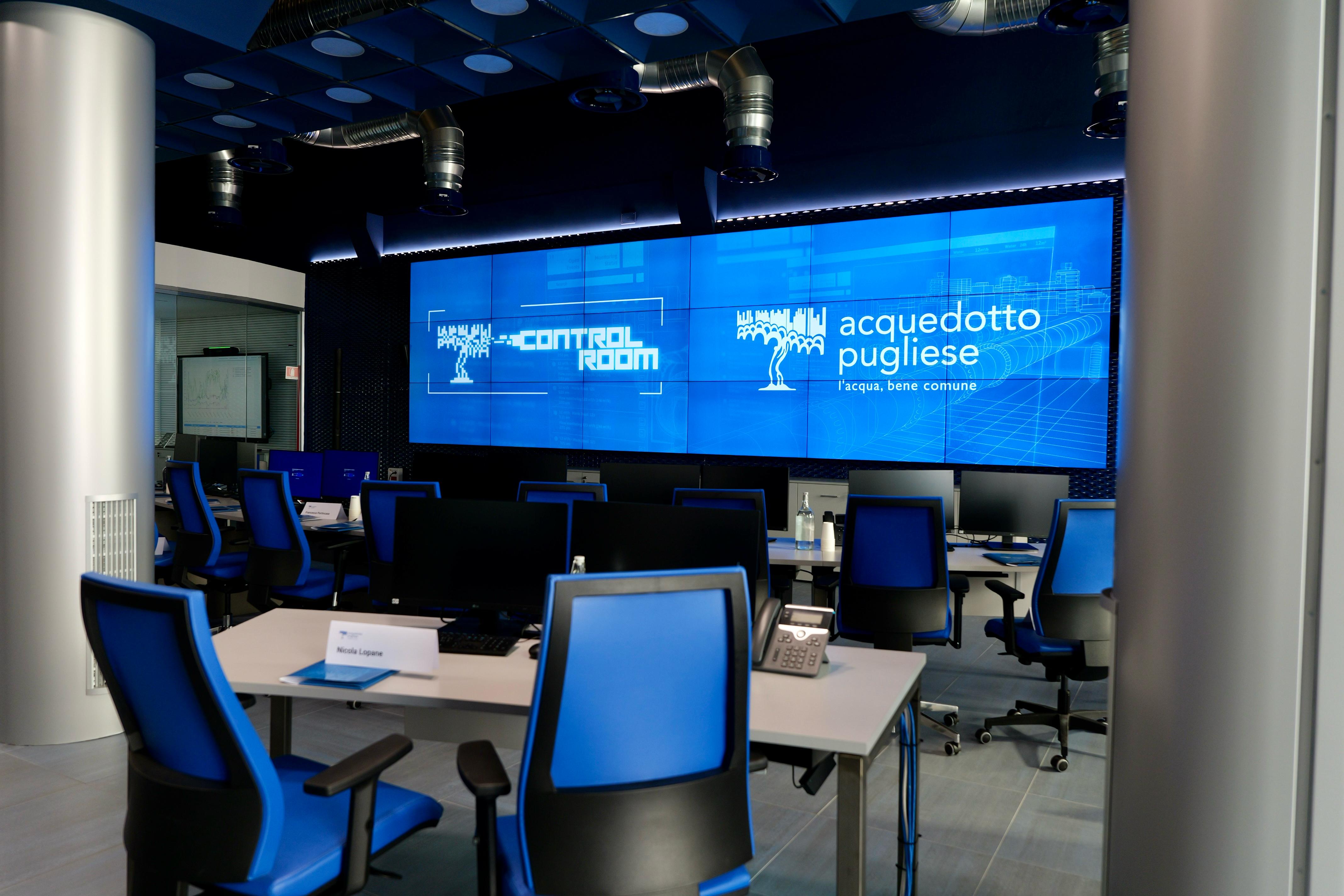 Galleria Nasce la Control Room di AQP, il 