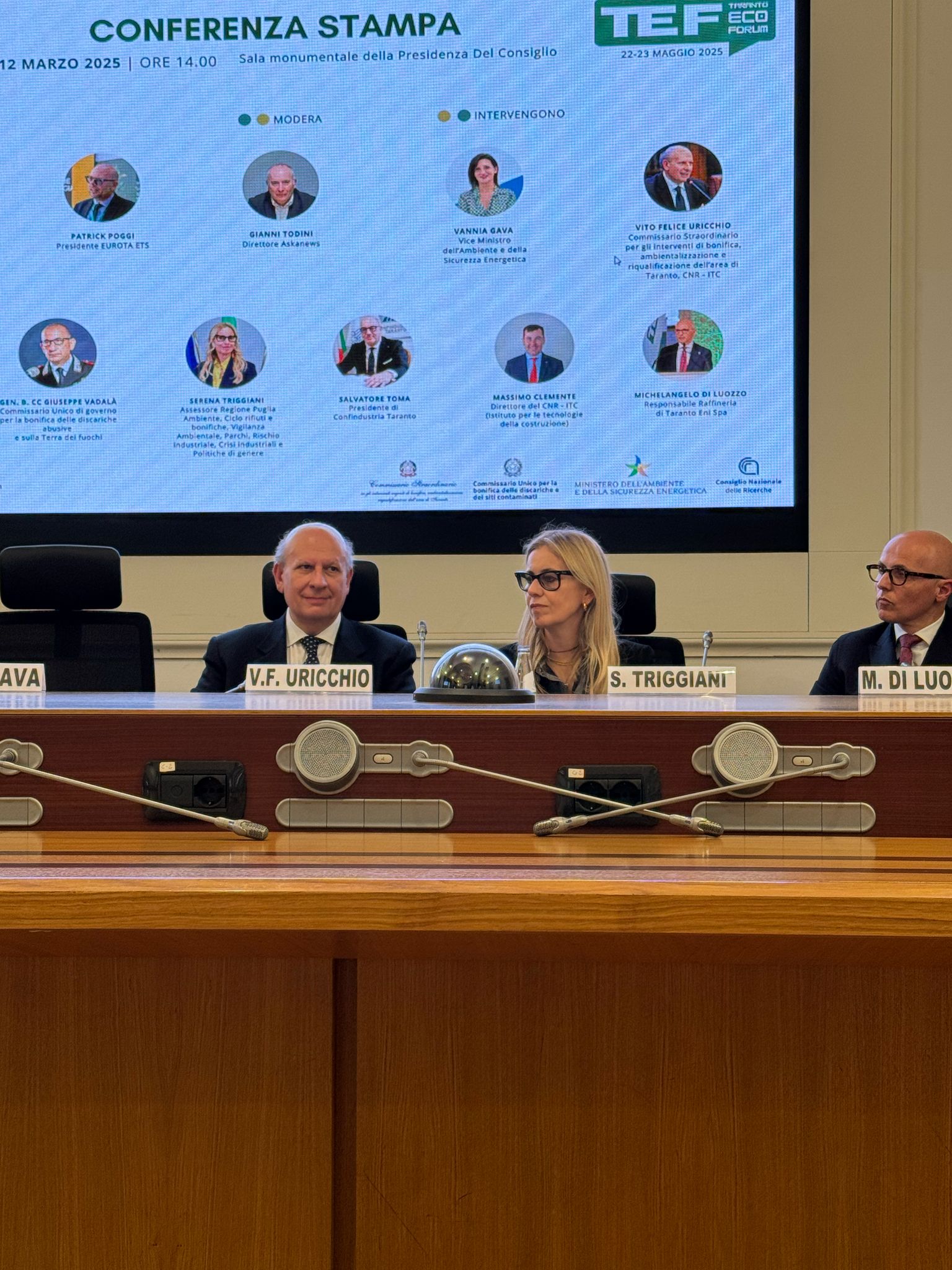 Galleria Taranto Eco Forum, Triggiani: 