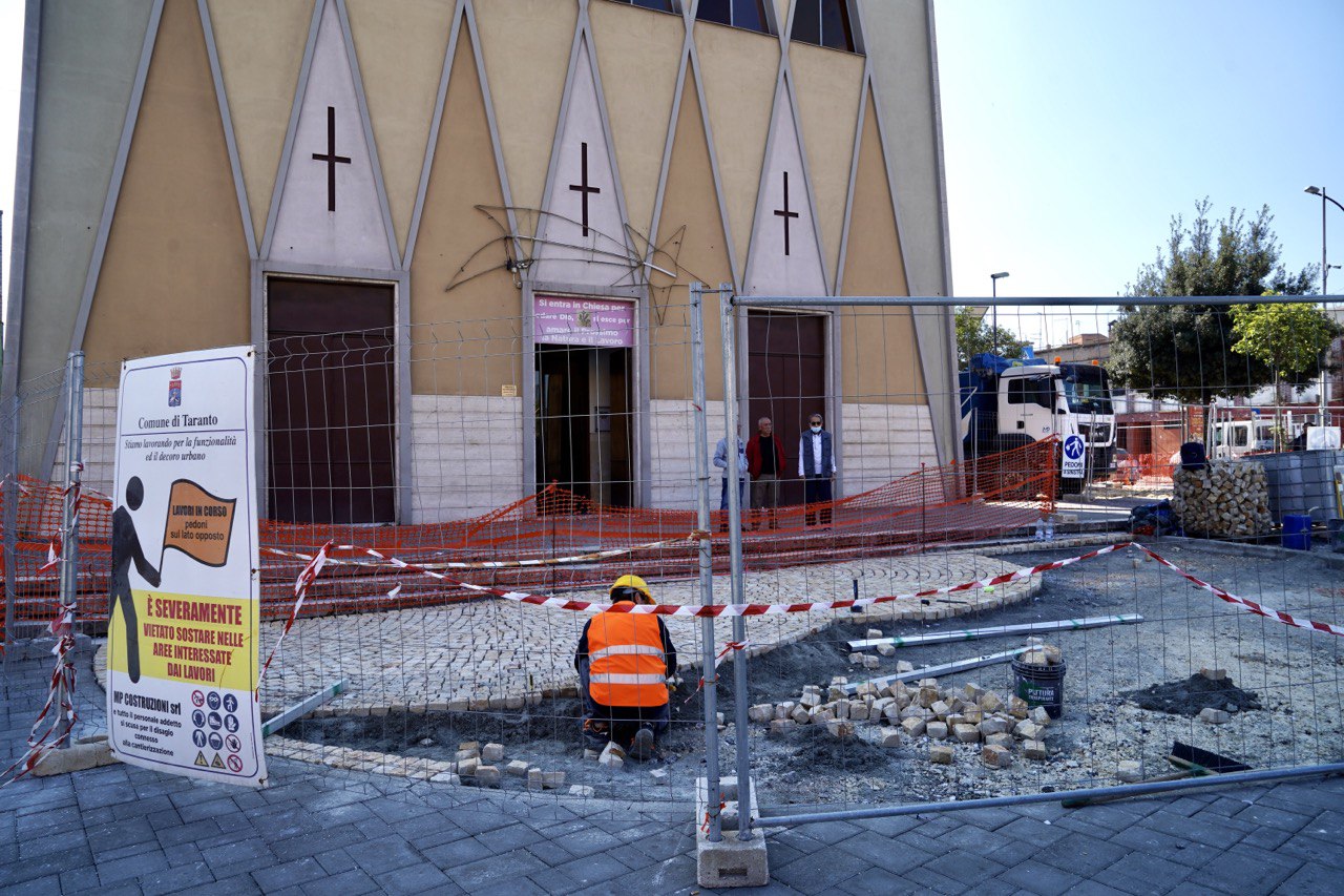Galleria Taranto, Quartiere Tamburi: parte il secondo lotto dei lavori di rigenerazione - Diapositiva 2 di 9