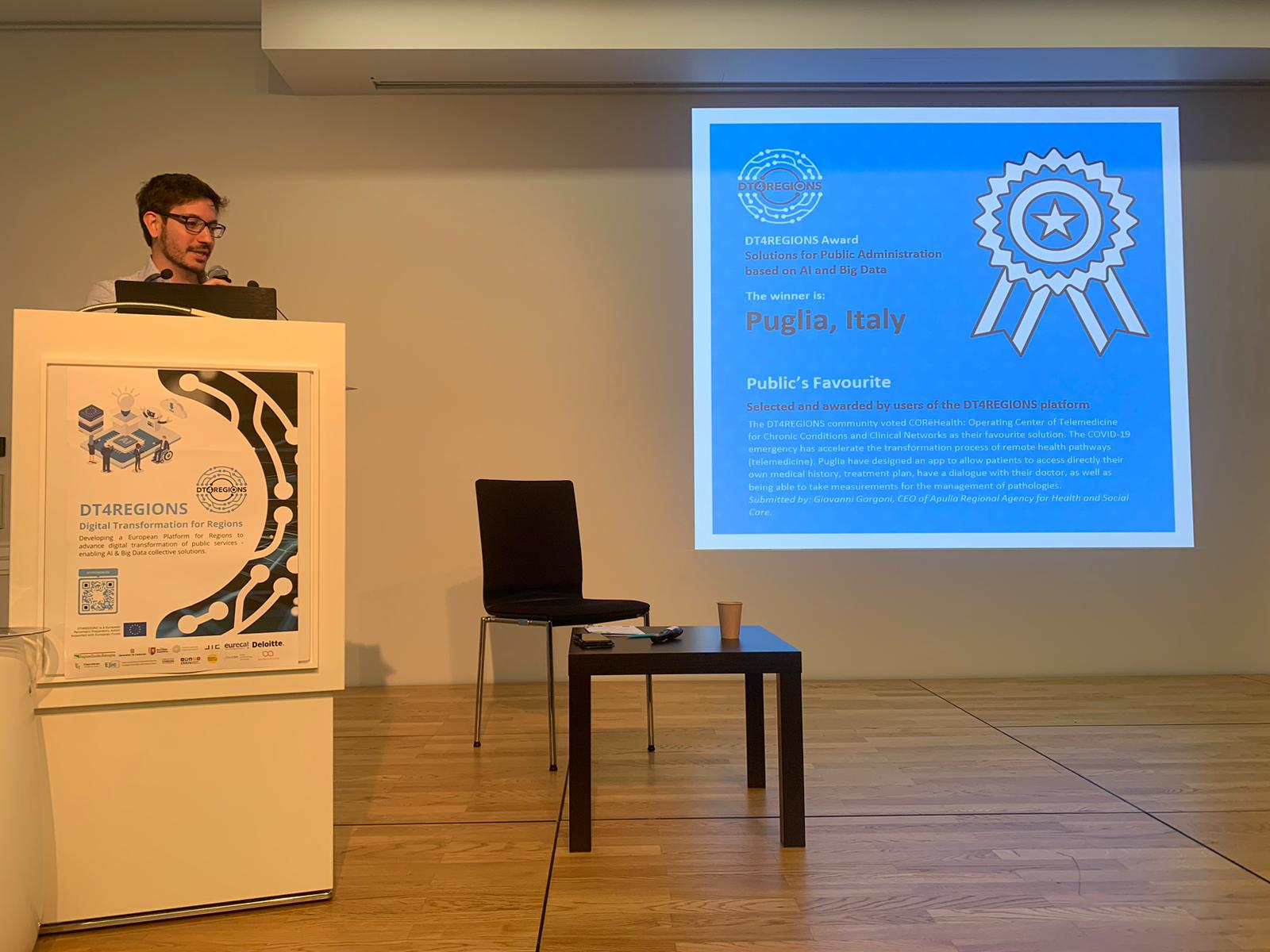 Galleria TELEMEDICINA: UN PREMIO EUROPEO ALLA PUGLIA E ALL'ARESS - Diapositiva 1 di 1