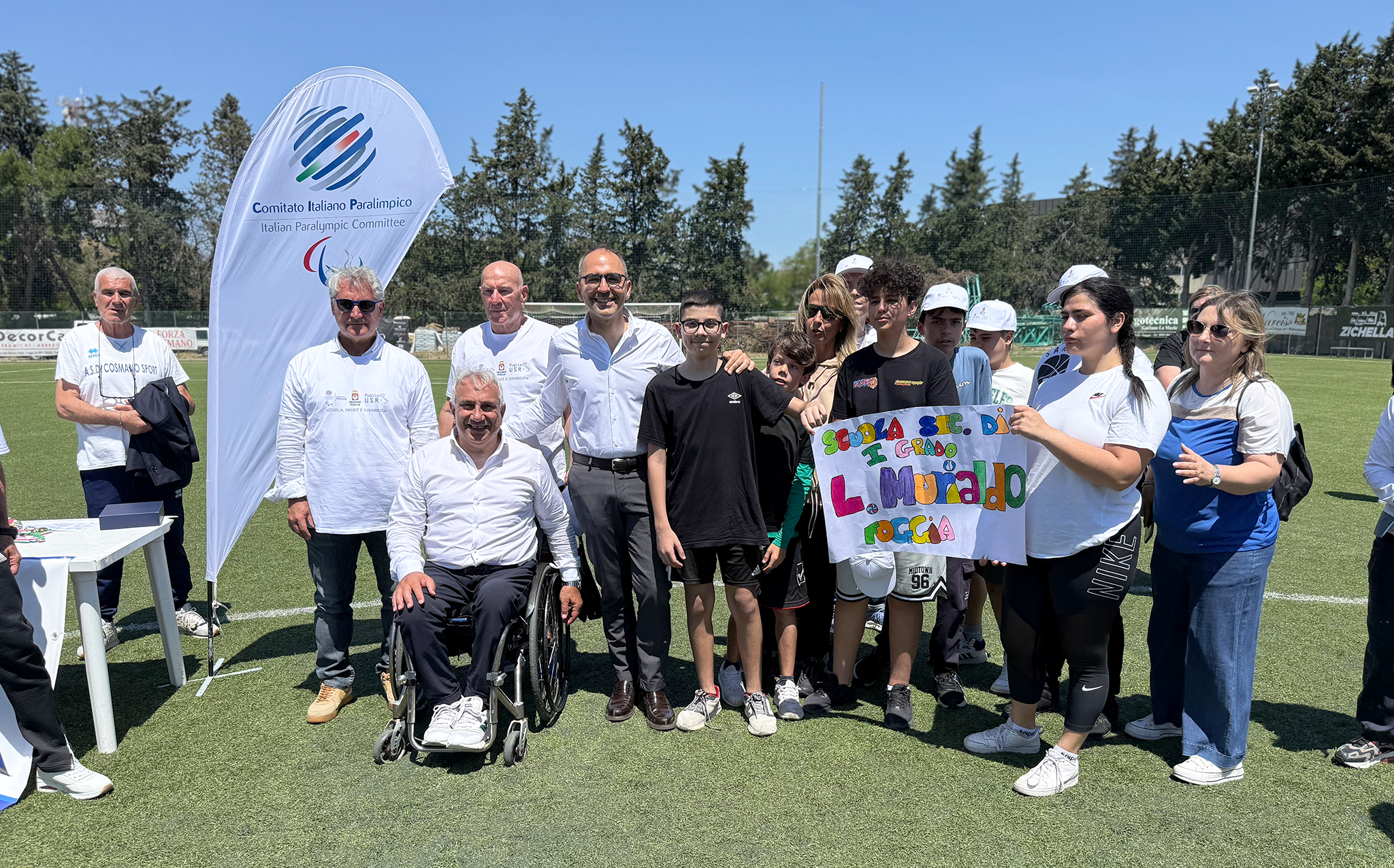 Galleria Piemontese alla Festa conclusiva Sport scuola e disabilità di Foggia - Diapositiva 1 di 3