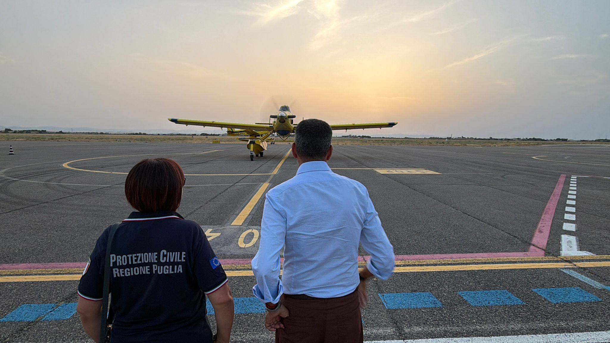 Galleria Protezione civile, atterrati a Foggia i Fire Boss della Protezione civile nazionale - Diapositiva 4 di 7