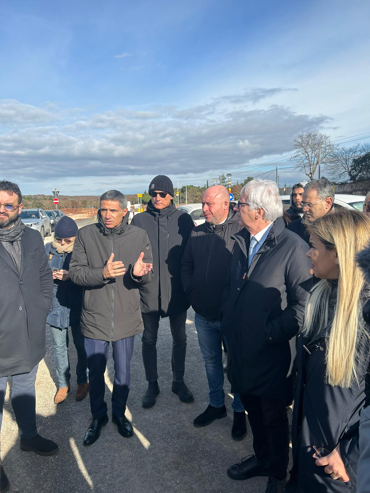 Galleria Maurodinoia e Pentassuglia sul cantiere della SS 172 nel tratto Orimini: “Sopralluogo importante per comprendere le difficoltà del cantiere e condividere una nuova programmazione” - Diapositiva 1 di 4