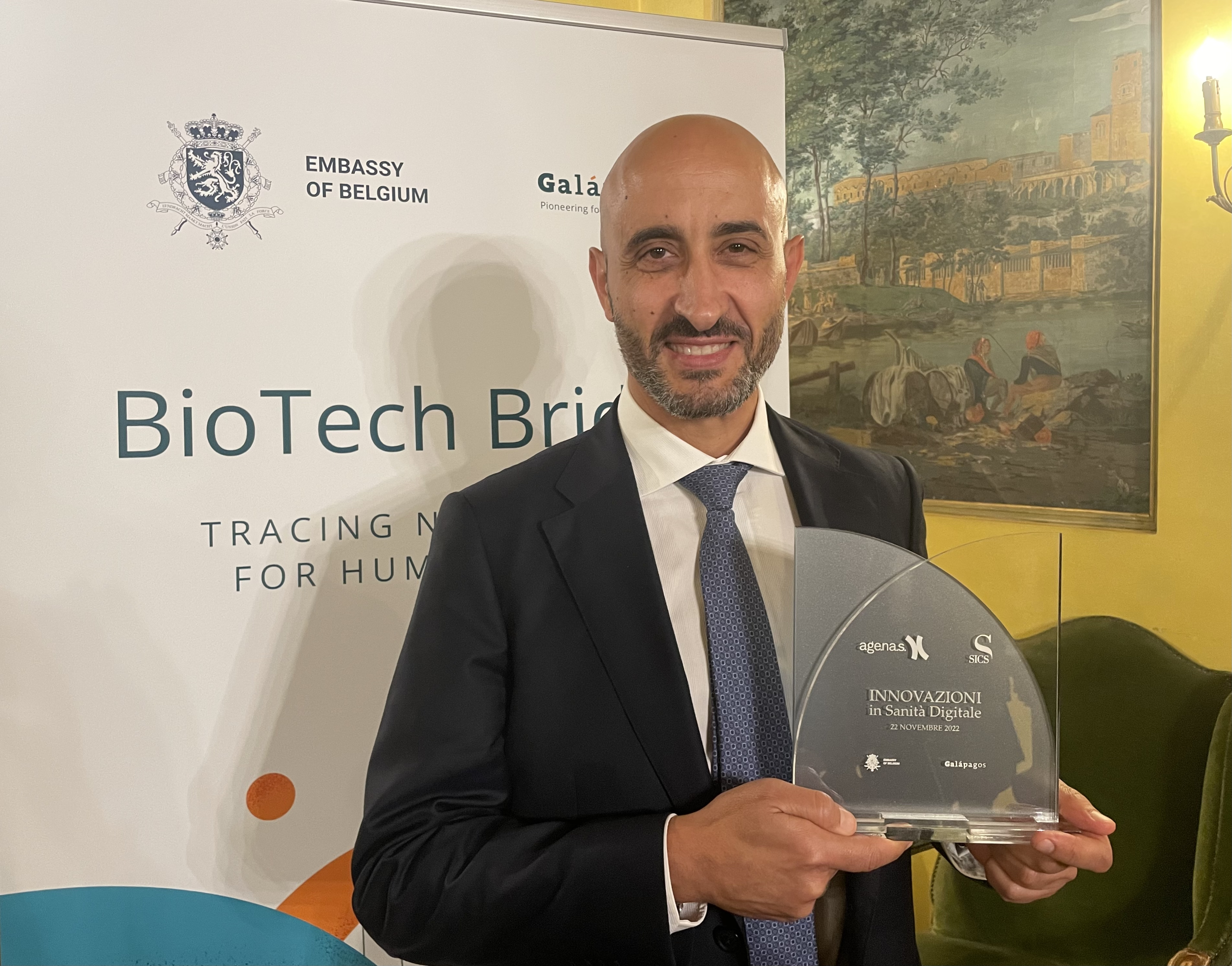 Galleria Prestigioso riconoscimento per la sanità digitale pugliese nella sede dell’Ambasciata del Belgio a Roma - Diapositiva 3 di 6