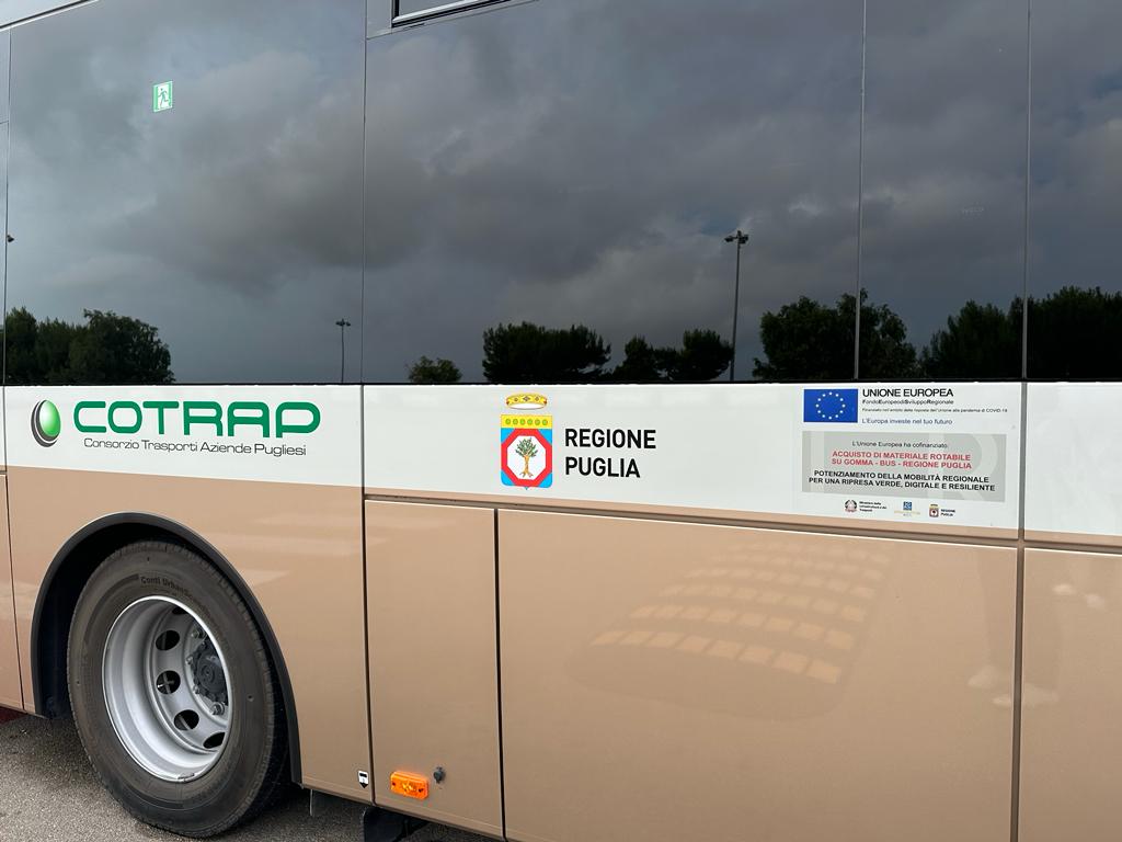 Galleria L’assessore Maurodinoia ha presentato i 17 nuovi autobus extraurbani ibridi della STP Brindisi, per un TPL moderno e sostenibile - Diapositiva 6 di 12