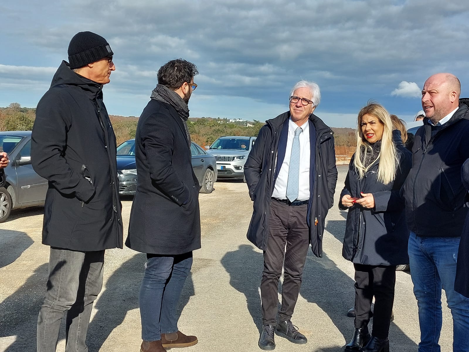 Galleria Maurodinoia e Pentassuglia sul cantiere della SS 172 nel tratto Orimini: “Sopralluogo importante per comprendere le difficoltà del cantiere e condividere una nuova programmazione” - Diapositiva 4 di 4