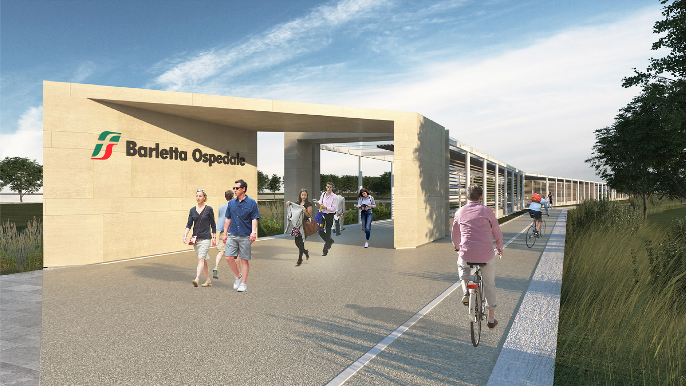 Galleria Trasporti, presentato al Comune di Barletta il progetto della nuova fermata Barletta Ospedale di RFI - Diapositiva 3 di 8