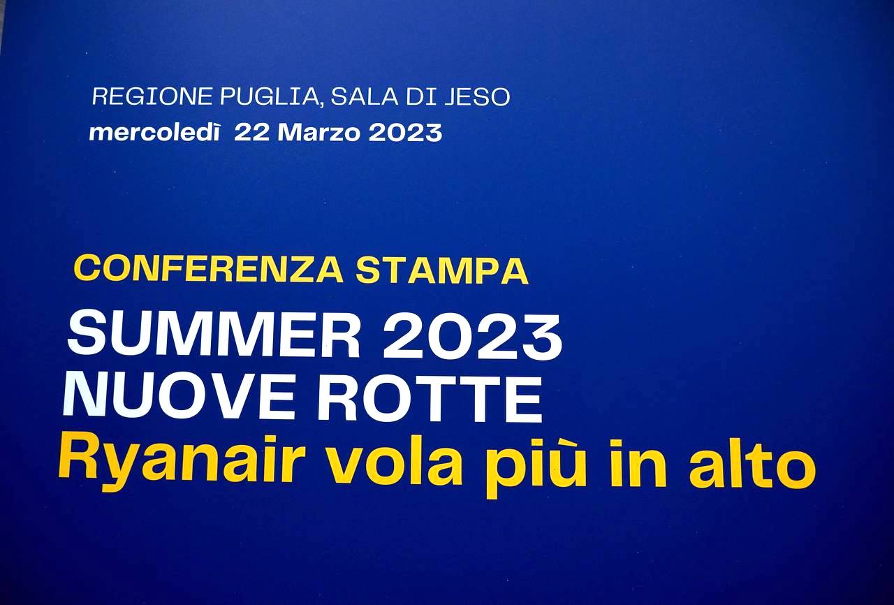 Galleria Ryanair lancia il suo programma operativo per l’estate 2023 in Puglia con sei nuove rotte e 500 milioni di dollari di investimento - Diapositiva 2 di 15