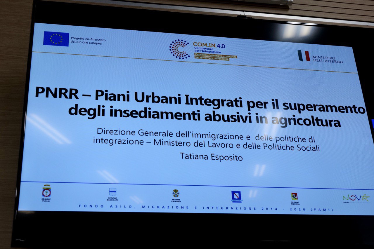 Galleria Contrasto al caporalato e investimenti strutturali: dal PNRR 114 milioni di euro alla Puglia - Diapositiva 6 di 9