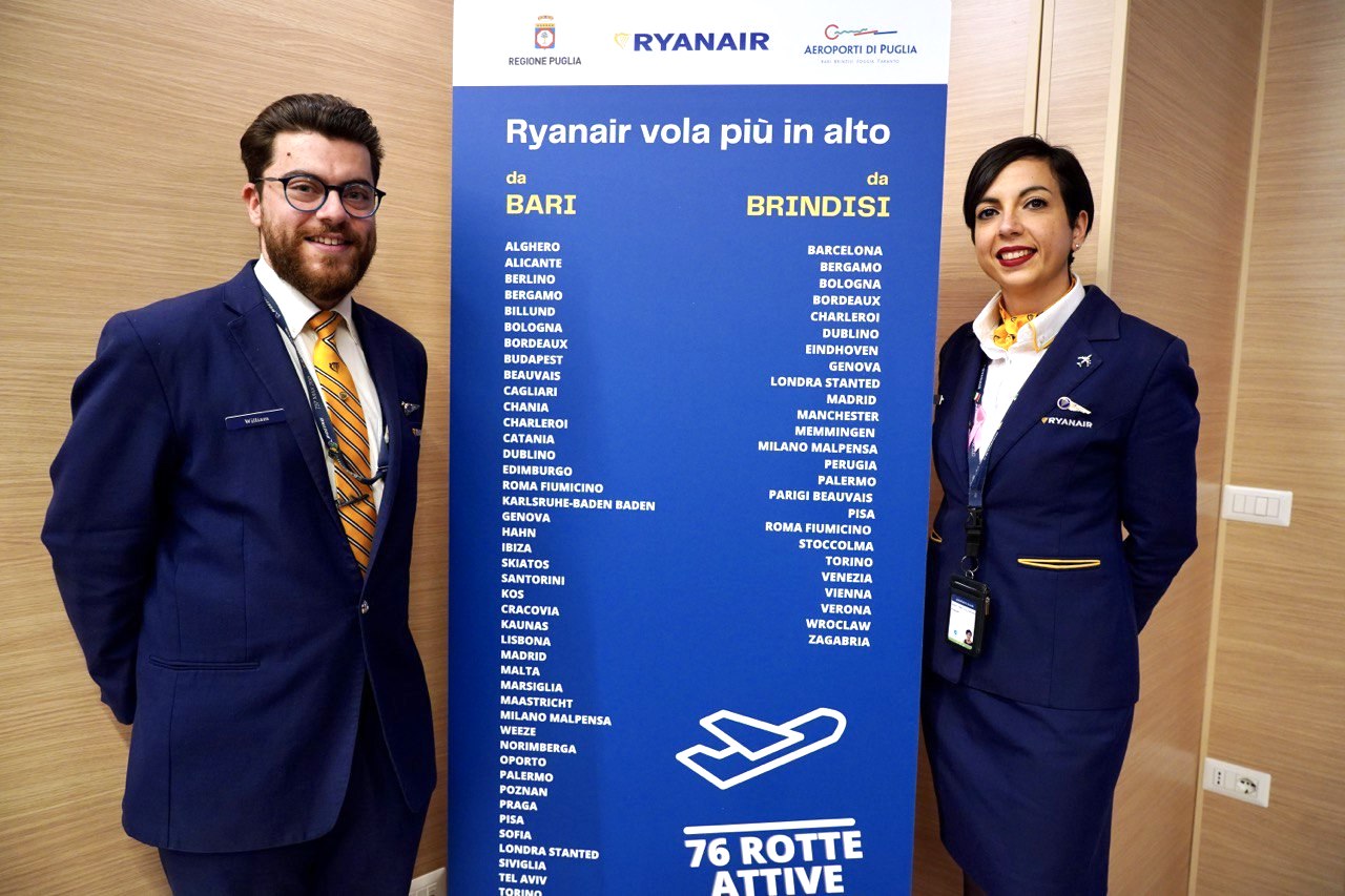 Galleria Ryanair lancia il suo programma operativo per l’estate 2023 in Puglia con sei nuove rotte e 500 milioni di dollari di investimento - Diapositiva 3 di 15