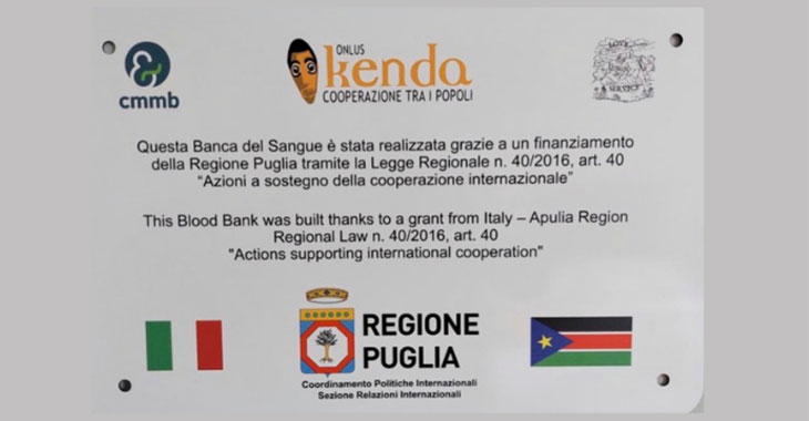 Galleria La Banca del Sangue costruita in Sud Sudan con i fondi della Regione Puglia è pronta ad operare - Diapositiva 4 di 4