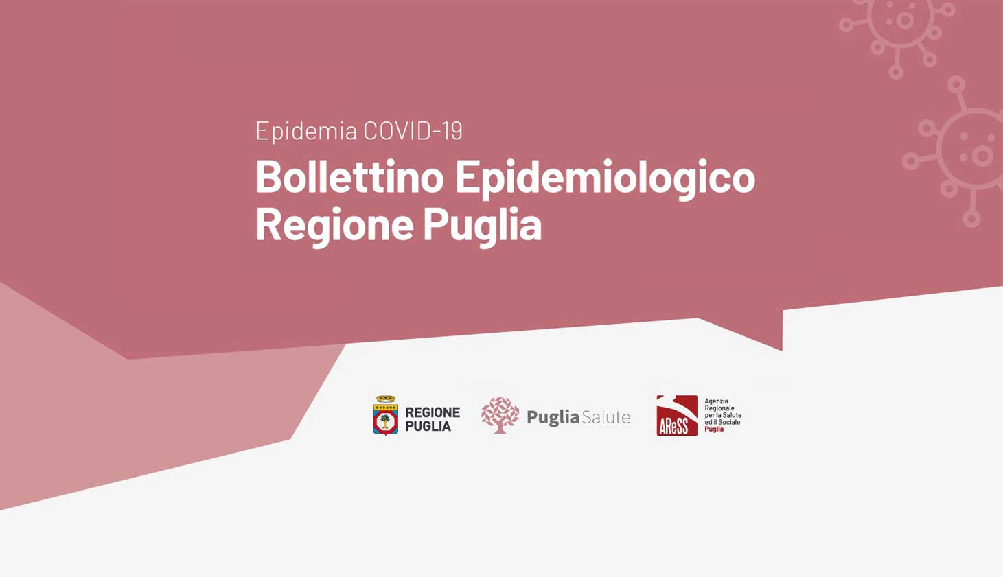 Pagina di copertina del Bollettino epidemiologico Puglia