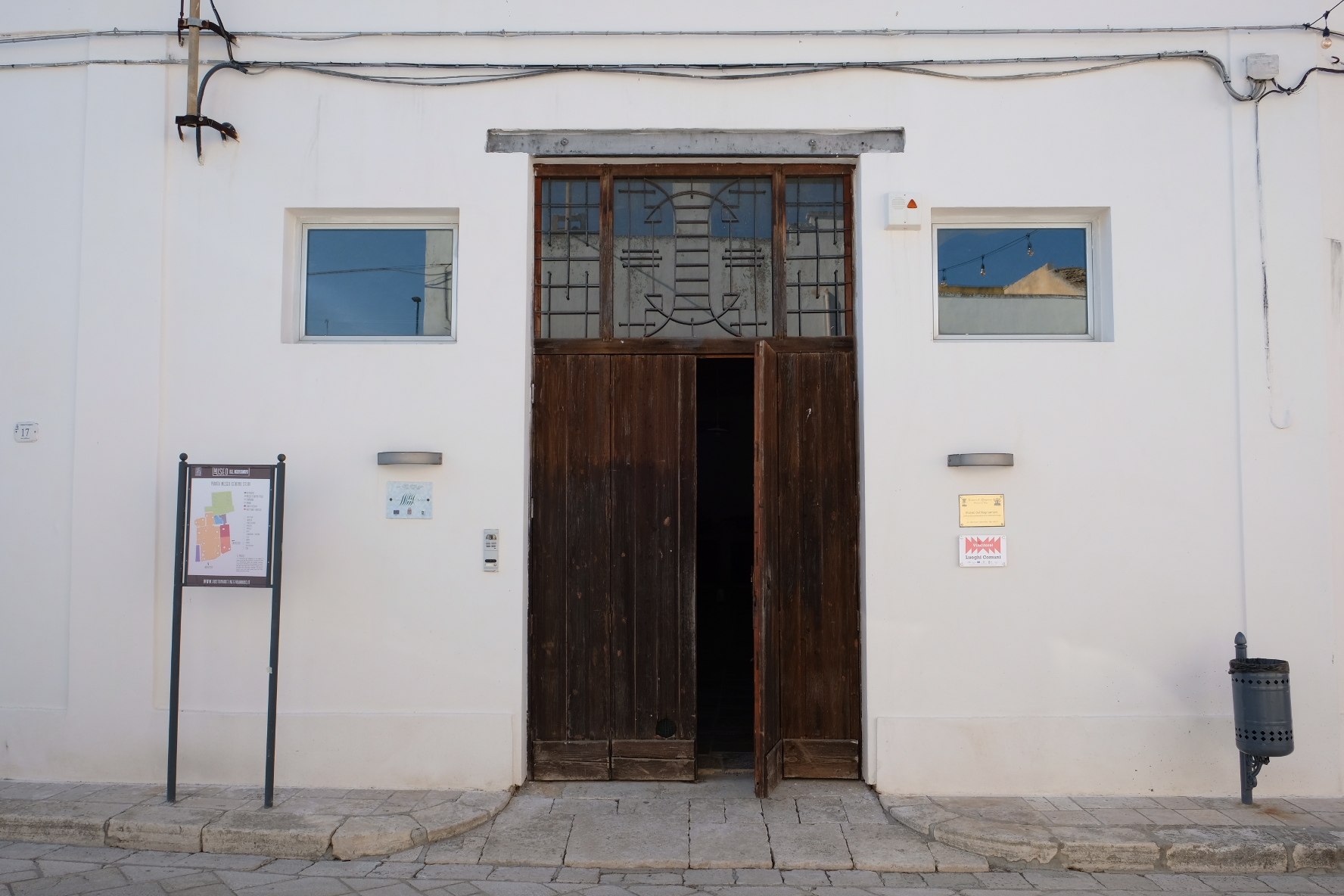 L'entrata del Museo Centro Studi del Negroamaro